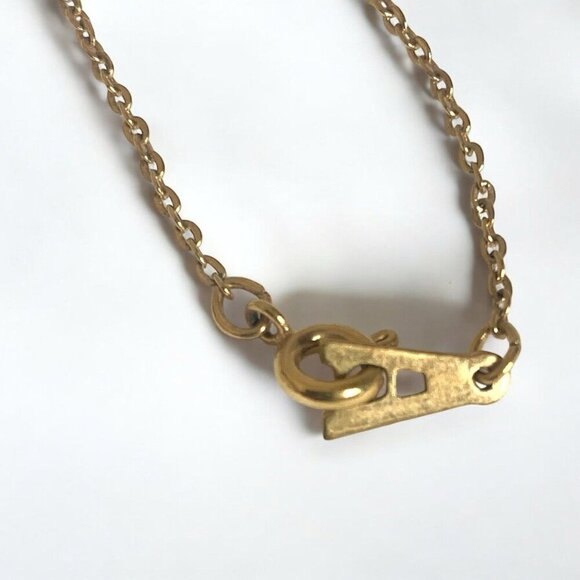 Vintage Artistry Heart Two Tone Pendant Signed - Picture 4 of 5